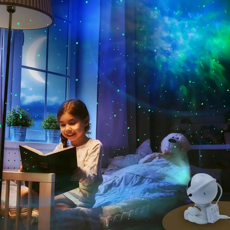 Astronaut Galaxy Projector Light with Remote for Kids and Adults - Starry Night Projector, Astronaut Projector, Christmas gift lights, Gift for Kids, Spaceman Projector 5