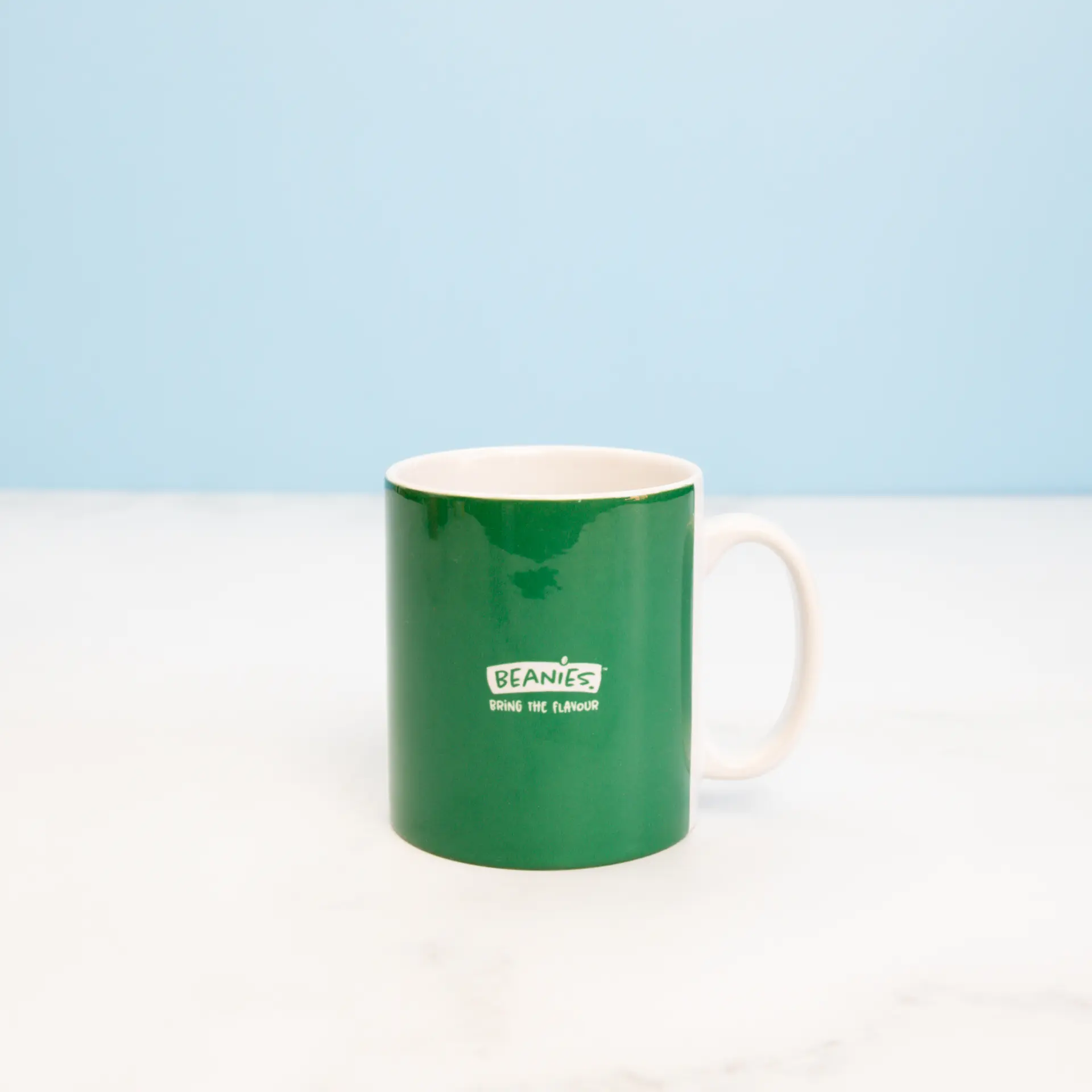 Beanies Ceramic Mug - Blue, 300ml Capacity for Coffee and Hot Drinks - Drinkware