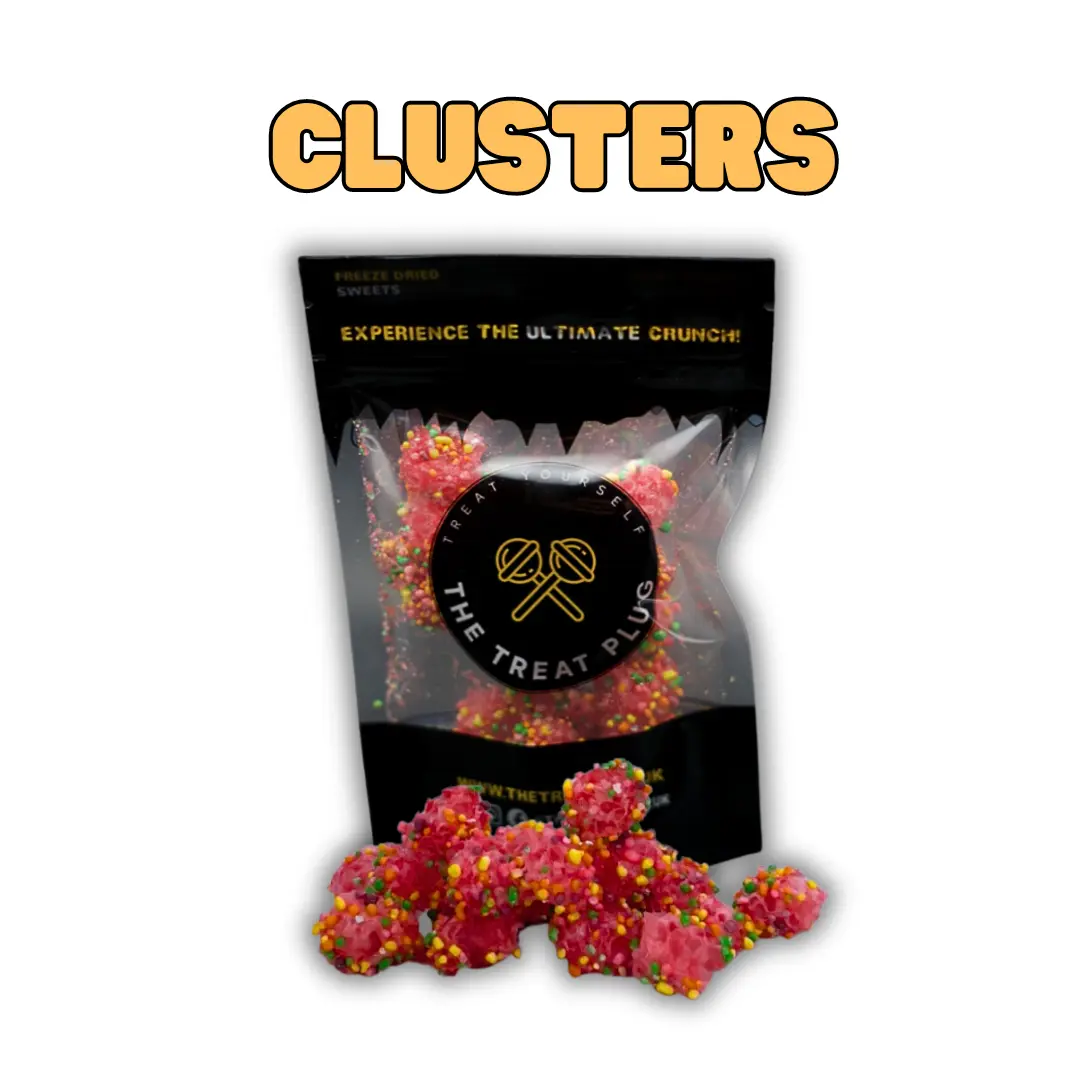 Freeze Dried Clusters - Crunchy & Sweet Snack Perfect for Anytime Munching