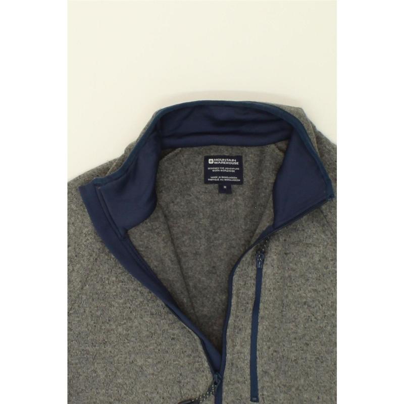 Pre-Owned Vintage MOUNTAIN WAREHOUSE Mens Tracksuit Top Jacket Medium Grey Colourblock 3