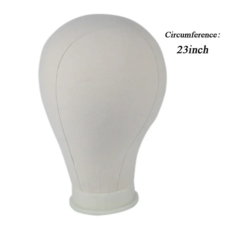 Canvas Block Head Kit Display Styling Manikin Doll Wig Stand Training Mannequin Model For Making Wigs Holder In Mannequins 8