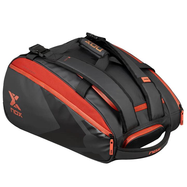 NOX LUXURY OPEN SERIES PADEL BAG BLACK/RED 4