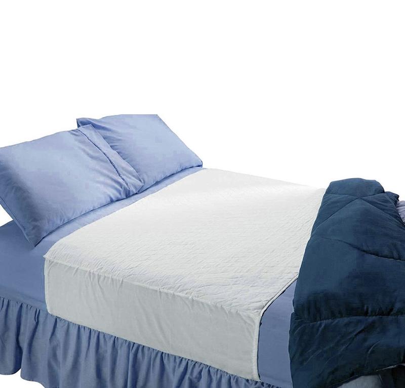 Product Introduction of Cotton Waterproof Bed Protector/Pad with Tucks Washable Soaker Sheet, Single & Double 300 Washes 3/4 liter Absorbent Incontinence 90x90cm,85x135cm,75x90cm (90x90cm/Pair With Tucks) topper for 5