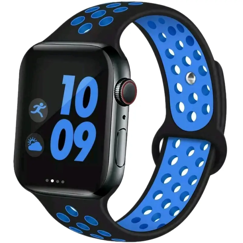 Apple Watch Series 9 8 7 6 5 4 3 2 1 SE Silicone Sport Strap for 38/40/42/44/45mm - Phone & Electronics Accessories - Wearable watchstrap Wristwatch 1