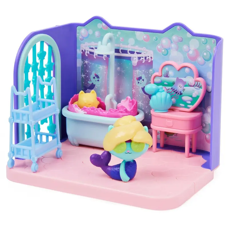 Dollhouse Rainbow-Themed Celebration Doll House + 6 Deluxe Rooms (3+ Years) 2