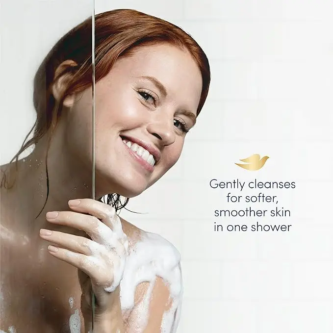 Dove Hydrate Body Wash - Gentle Cleansing for Soft Skin, 6x 450 ml - Deodorant, Moisturizing, Smoother, Mild, Smooth Moisturizer 1