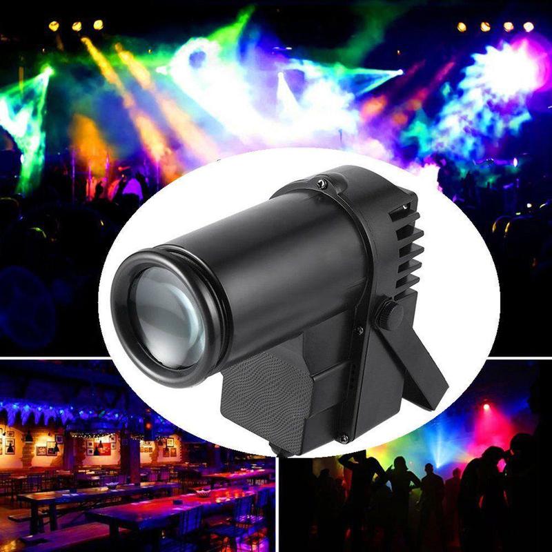 10W RGBW 4 IN 1 Stage Pinspot Light Dmx for Disco Party Bar DJ Event LED Disco Ball Light Beam Spot Light Stage Effect Light 3