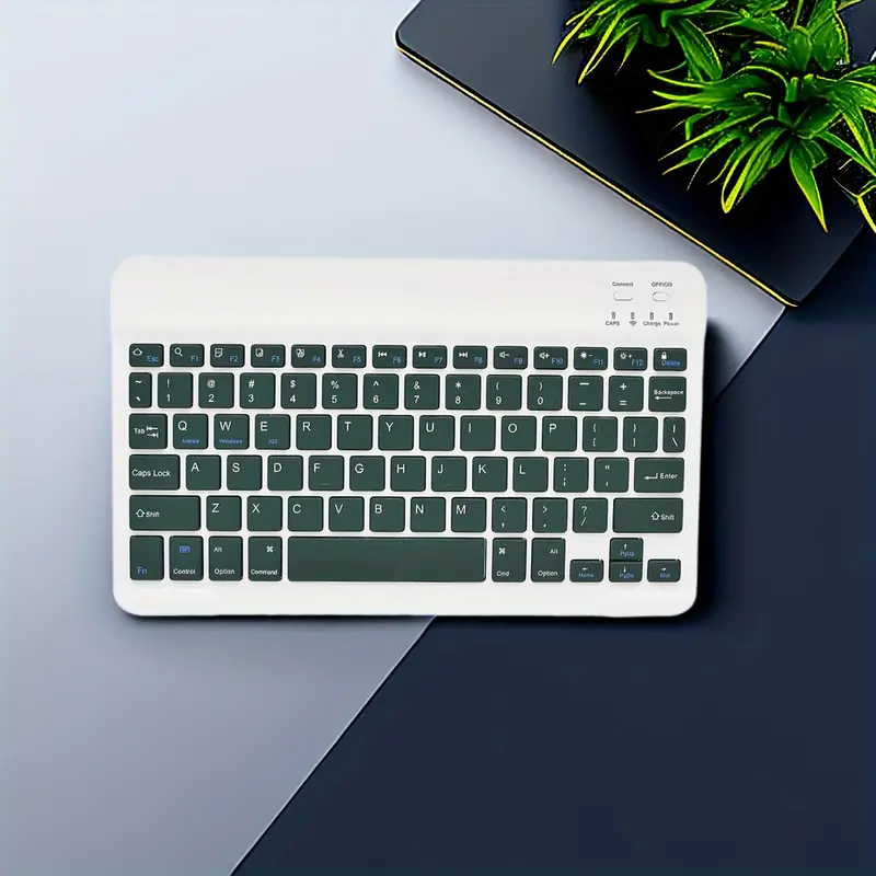 Wireless Keyboard, Mini Keyboard For IPad IPhone Mobile Phone Tablet Laptop, 4 Colors Available, Slim And Mute Multi-Device, Support Three Systems, For Android IOS Windows System Devices. Stylish Portable And Convenient Universal Multi-Device Mini Wireles 3