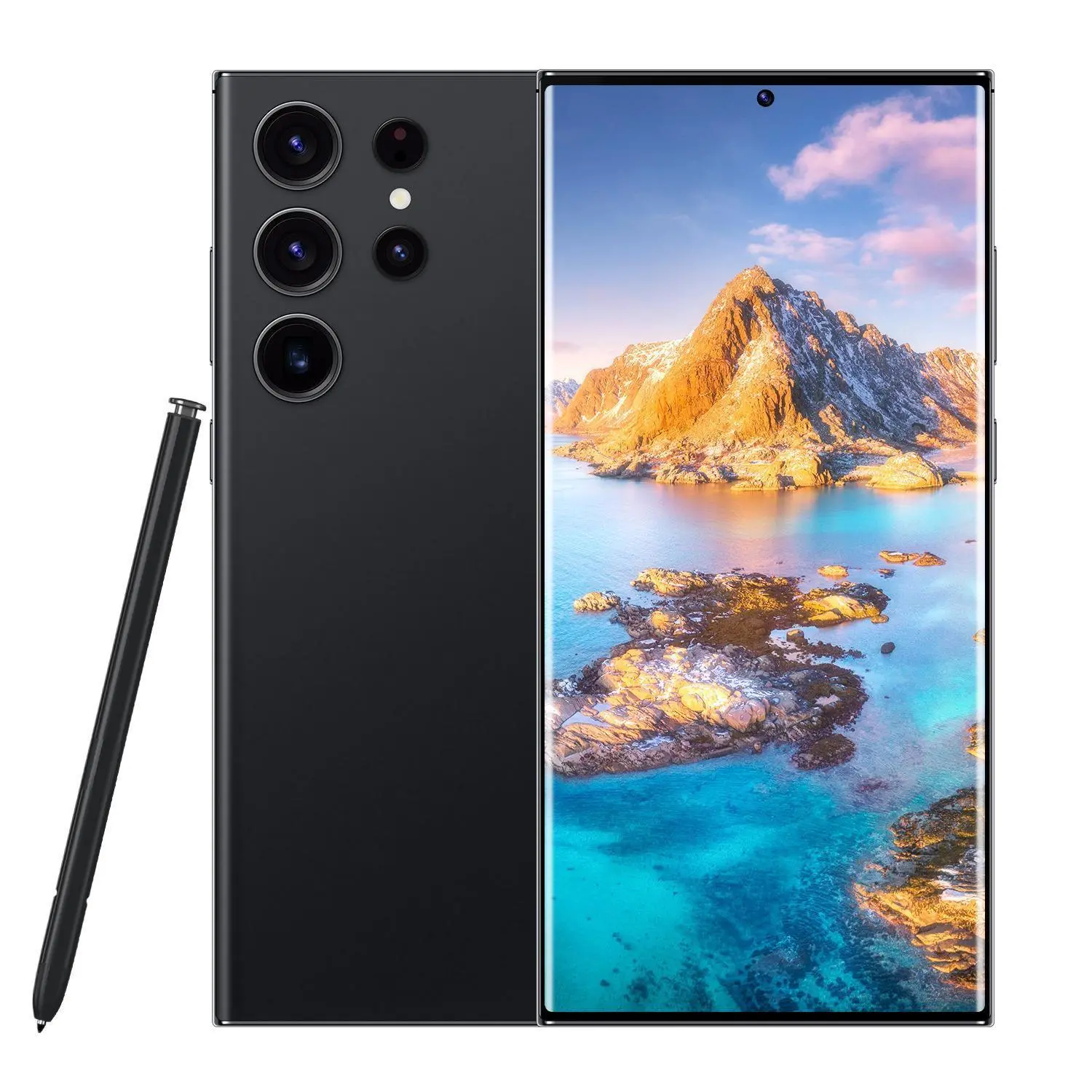 S24 Ultra Phone 7.3 HD Screen Smartphone Original 16GB+1TB 4G Dual SIM Celulares Android Unlock 8000mAh S24 Ultra 5G Smartphone with NFC Built in Pen True 4G 5G 13 megapixel True Perforation Student Home Phone Work Phone
