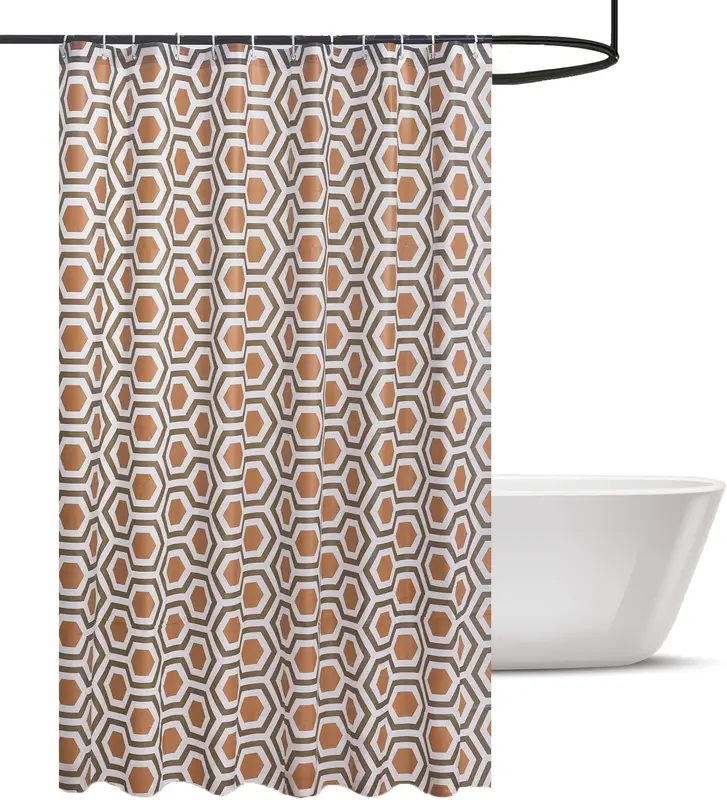 Mould & Mildew Resistant Shower Curtain – Heavy-Duty Water-Repellant Fabric for Bathrooms 2