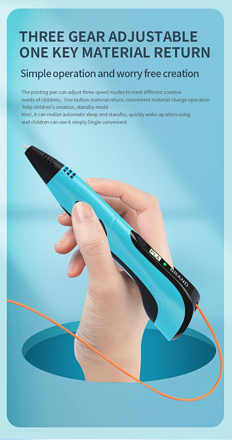 Product Introduction of 3D Printing Pen for Youngsters - Upgraded 3rd Gen, USB Rechargeable, Safe Plastic Material, Ideal Birthday Gift 2