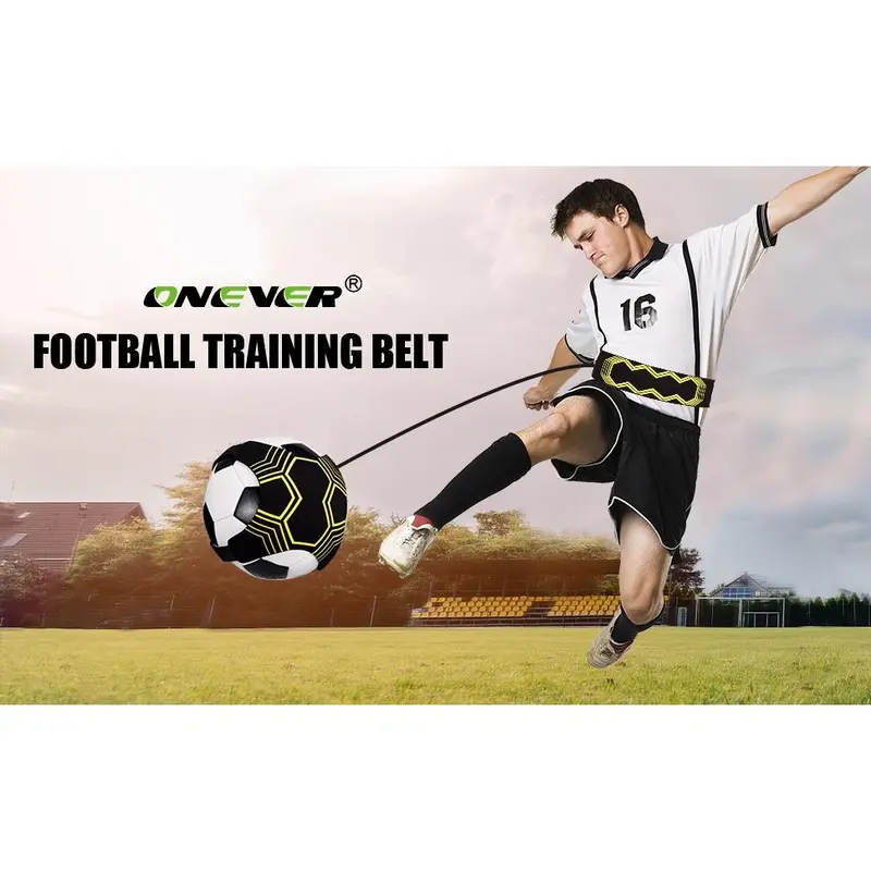 Football Kick Trainer- Football Training Equipment, Soccer Solo Skill Practice Training Aid, Training Aid Football Skills Improvement for Kids Adults 8