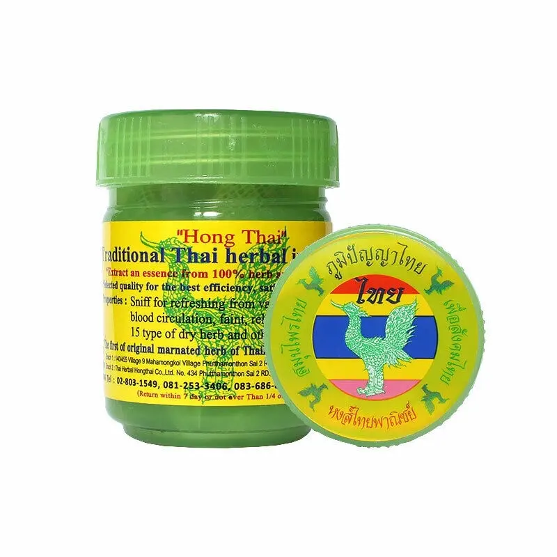 Thai Natural Herbs Inhaler Hong Thai 100% Authentic