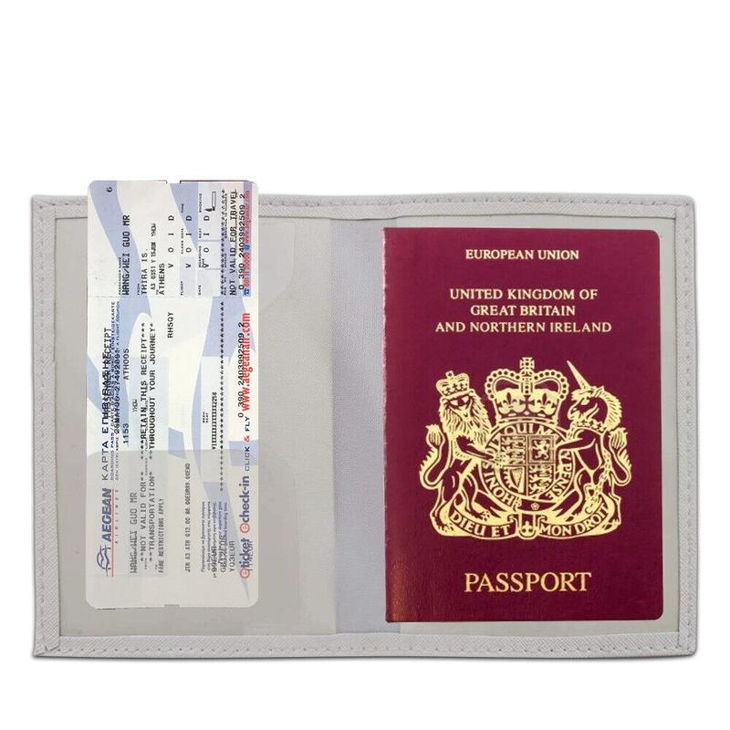 Family Passport Holder, Waterproof Travel Wallet & Document Organiser for Women and Men, Portable & Foldable Case for Cards, Boarding Pass, ID, Money, Tickets & Excellent Materials Passport Holder Cover 2