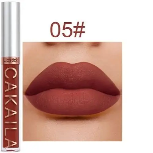 6PCS Matte Lipstick Sets, Long Lasting Liquid Lipsticks, Non-Stick Cup, Waterproof Lip Gloss (#01) - Cosmetic, Makeup Color Daily 6