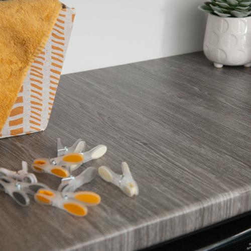 Dc fix OAK SHEFFIELD PEARL GREY Sticky Back Plastic, Self Adhesive Vinyl, Kitchen Wrap for DIY Projects Decor Decorative 2