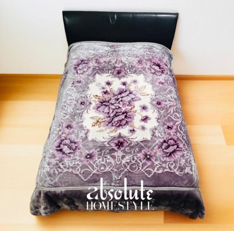 2Ply Reversible 6k Heavy Blanket Soft Thick Cloudy Faux Fur Mink Blanket Throw Bedspread 1