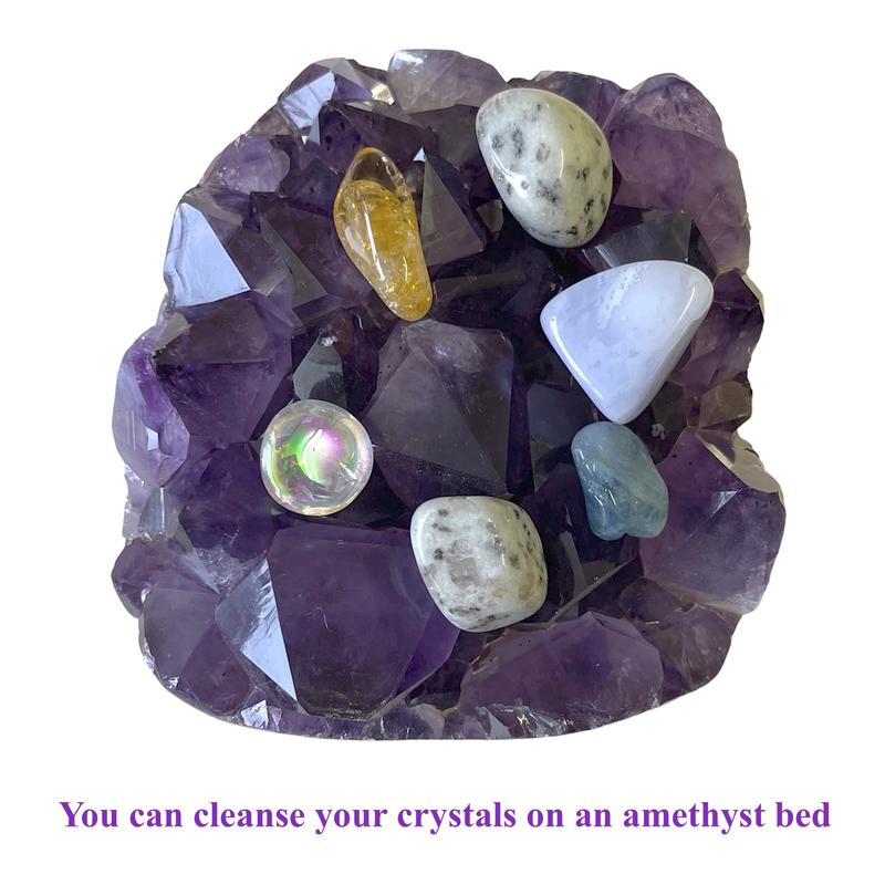 Blue Lace Agate - Works with Self Worth & Calming crystal  shopping 3