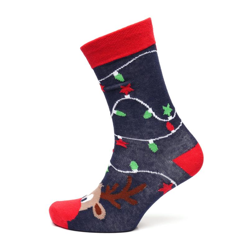 RJM Cotton Rich 1 Pair Christmas Socks Gift Present Stocking Filler Xmas Novelty 5