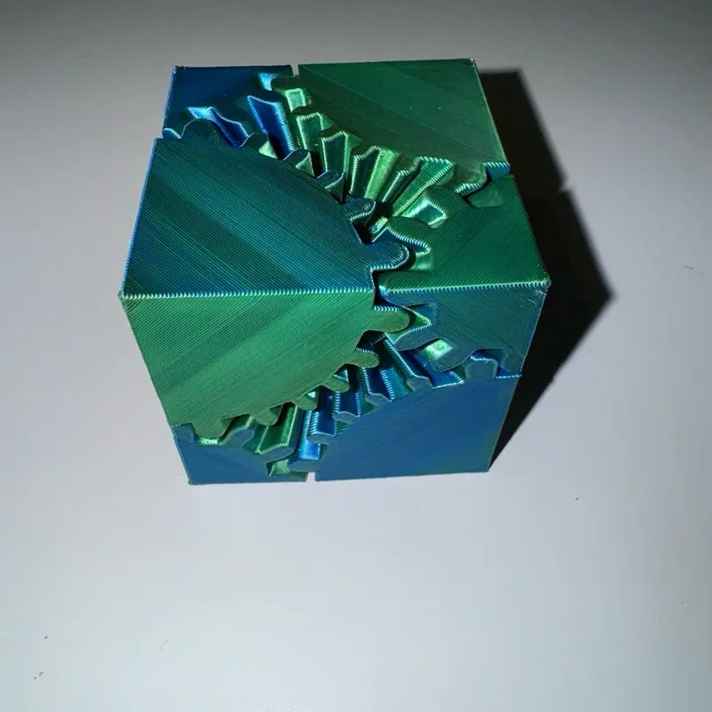 Gear Cube fidget toy dexterity support and stress reliever for children toy for children children’s fidget toy stress and anxiety relief autism stimming obsessed cheap fidgets go shifter ball 3d printed 0