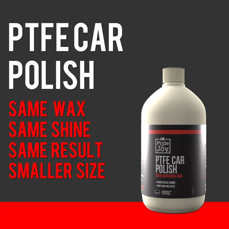 PRIDE AND JOY Car PTFE Polish with High Grade Carnauba Wax 500mls: Superior Surface Enhancer 1