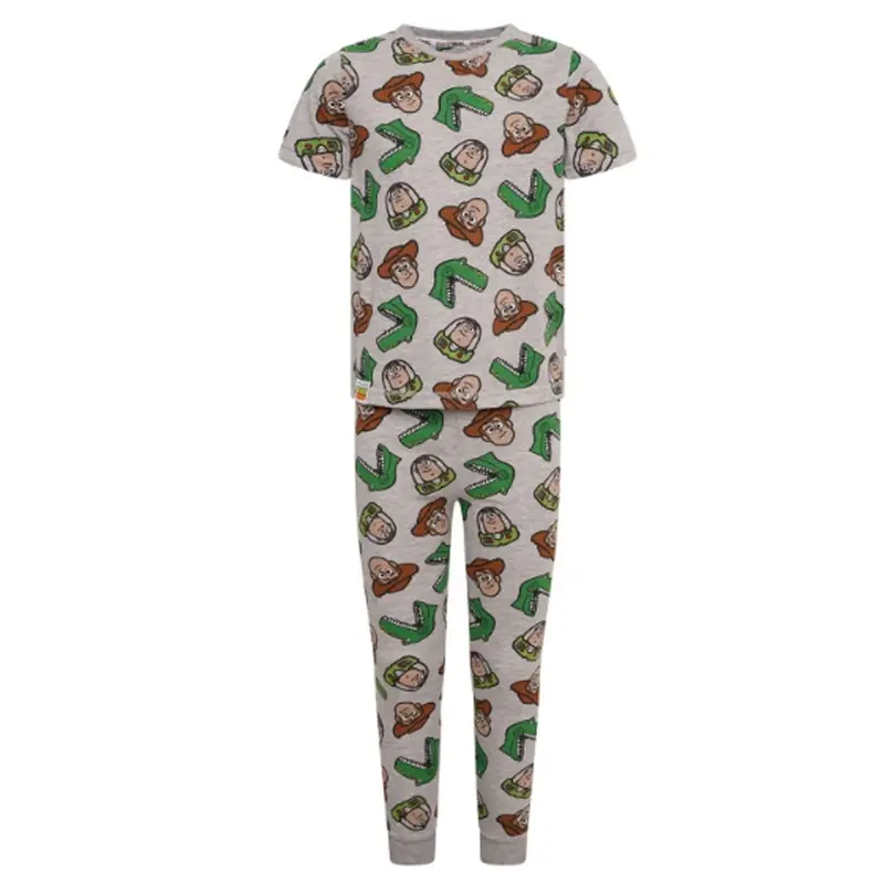 Disney Toy Story Grey Woody Buzz and Rex Pyjama Set 0