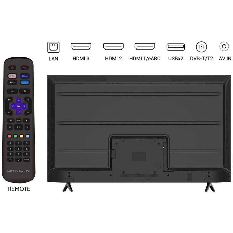 Metz 50MRD6000 50 Inch DLED 4K UHD HDR Smart TV 2024 smart  tv 7