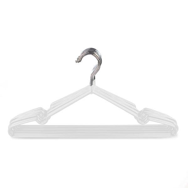 Keplin 20x Rubber Coated Metal Hangers Heavy Duty Space Saving Cloth Hangers 4
