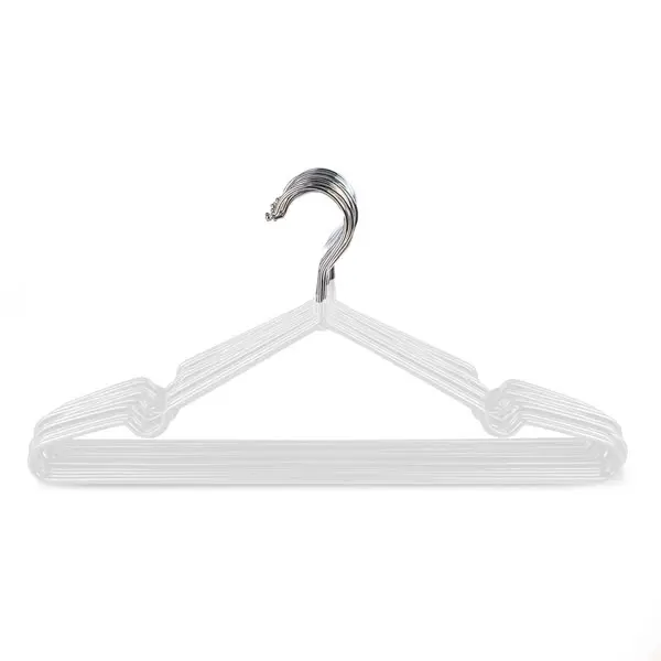 Keplin 20x Rubber Coated Metal Hangers Heavy Duty Space Saving Cloth Hangers 4