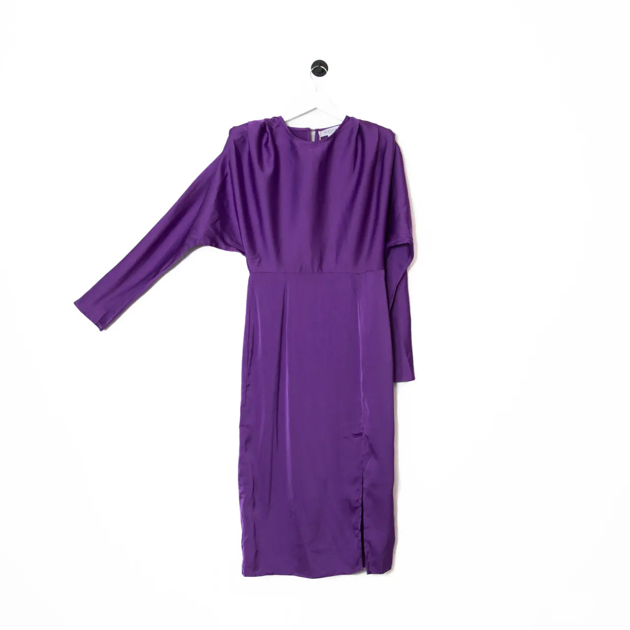Long Sleeve Maxi Purple Dress