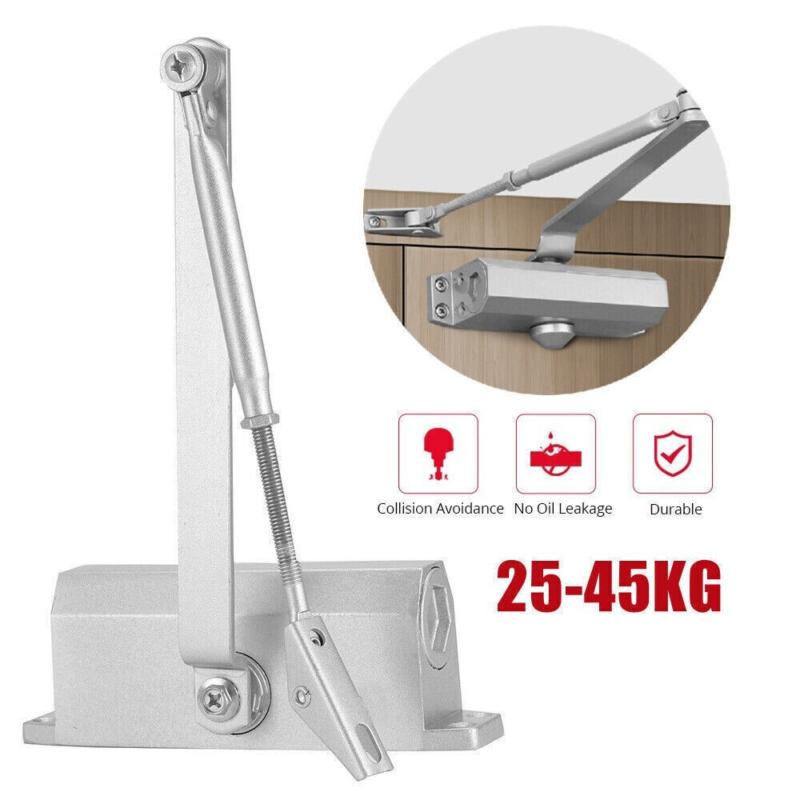 25-45KG Heavy Duty FIRE RATED Overhead Door Closer Opener Softs Close Adjustable 1