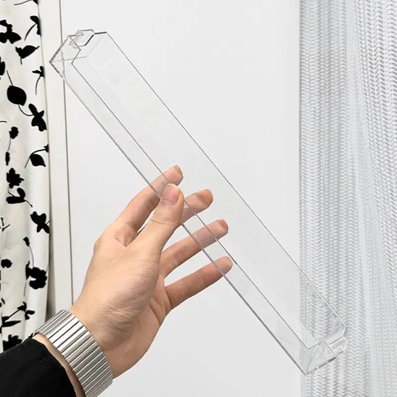 1-3pcs Transparent Glasses Holder Book Display Stand Wall Storage Rack Magazine Storage Rack Newspapers Wall Shelf Room Decor 5