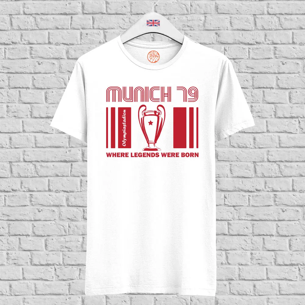 Nottingham Forest Munich 79 White Organic Cotton T-Shirt