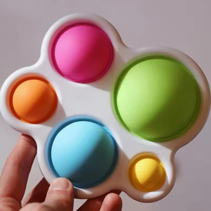 Infant Baby Toys Montessori Exercise Board Rattle Puzzle Colorful Intelligence Early Education Intensive Training Fidget Toys + kids + accessories + tools + rattle + puzzle + maternity + baby + fidget +poppy 1