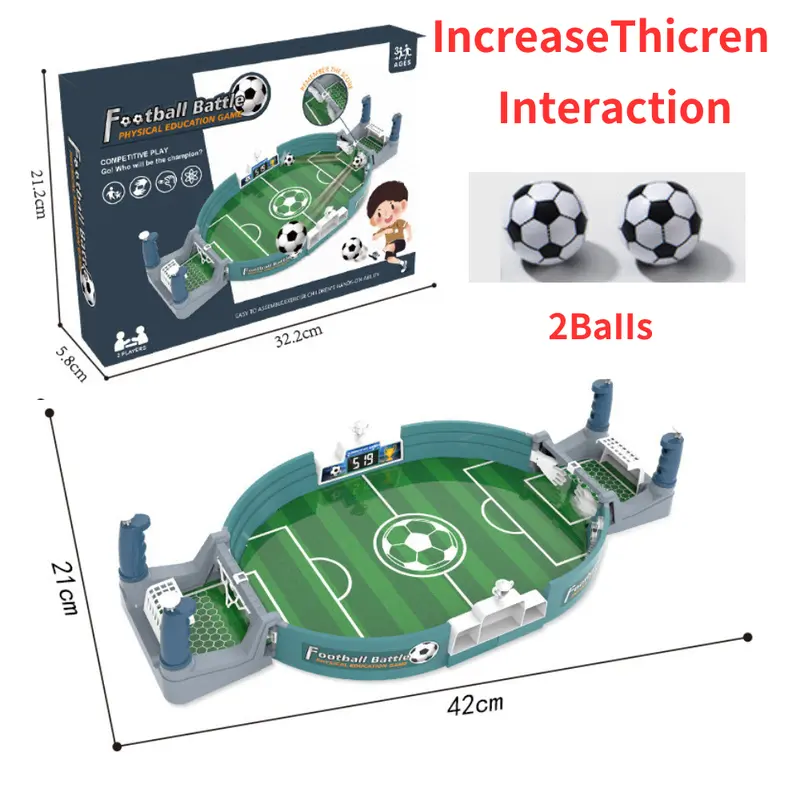 Soccer Table Football Board Game for Family Party - Portable Sport Outdoor Toy Gift for Kids 4