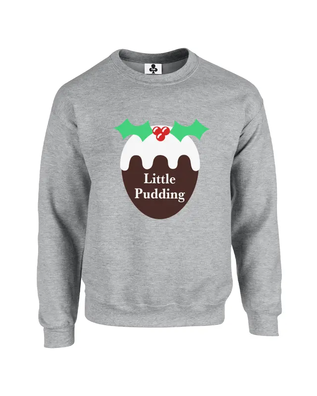 Little pudding Sweatshirt Christmas Jumper christmas pudding xmas festive cute fun funny novelty joke humour 6