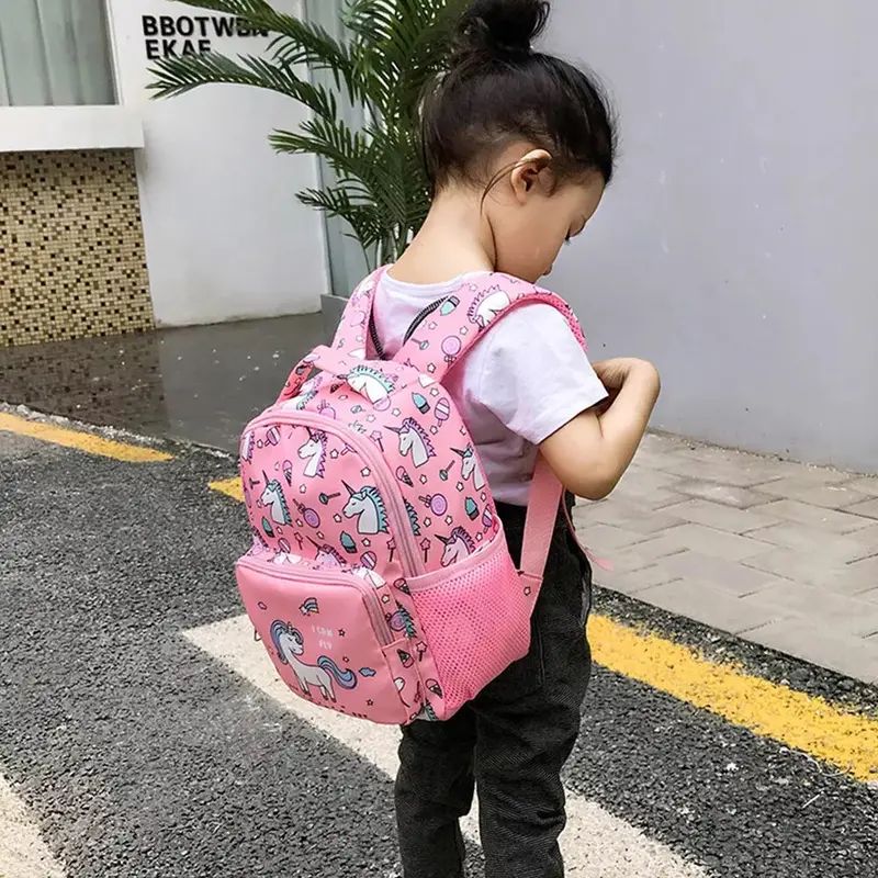 Kids Children Unicorn Backpack Girls Boys School Bag Rucksack Kindergarten Bags 4