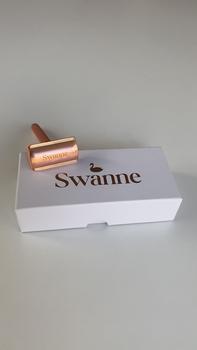 Product Review of Swanne Rose Gold Safety Shaver, Luxury Reusable Shaver for Women and Men, Plastic-Free Shaver, No Strawberry Legs, No Ingrown Hairs, Eco-Friendly Gift from T**T 0