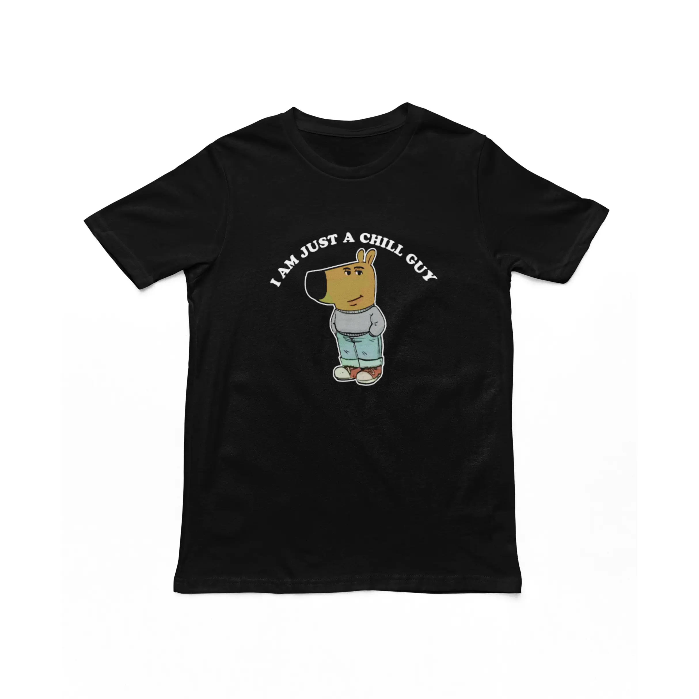 I Am Just A Chill Guy Adults T-Shirt - Funny Men's Unisex Novelty Tshirt, Chill Guy Meme Top, Cotton Tee