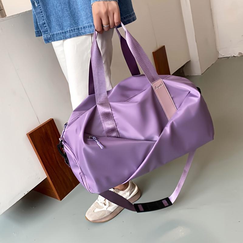 Product Introduction of Women's Yoga Fitness Sports Bag, Dry And Wet Separation Training Bag, Portable Large Capacity Portable Bag, For Business Trip Travel 9
