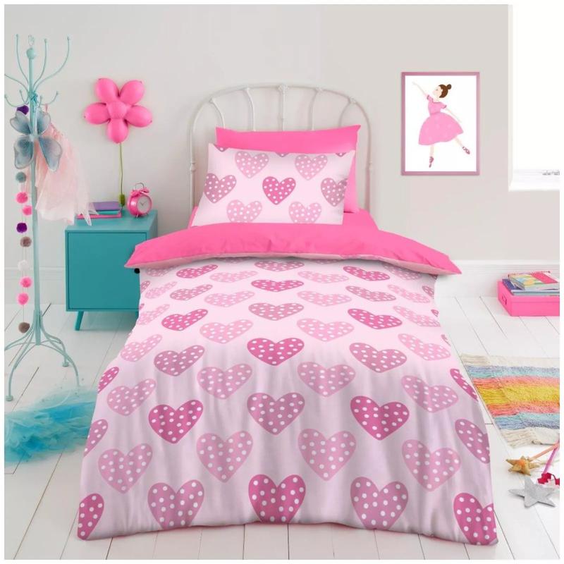 Boys & Girls Duvet Cover Set & Pillowcase Microfiber Kids Bedding Quilt Single BMX Stunts Dino Roar Gamer Boys Goal Blue Love Hearts Magical Unicorn Mermaids Ranbow Space Xmas Winter Patch 1
