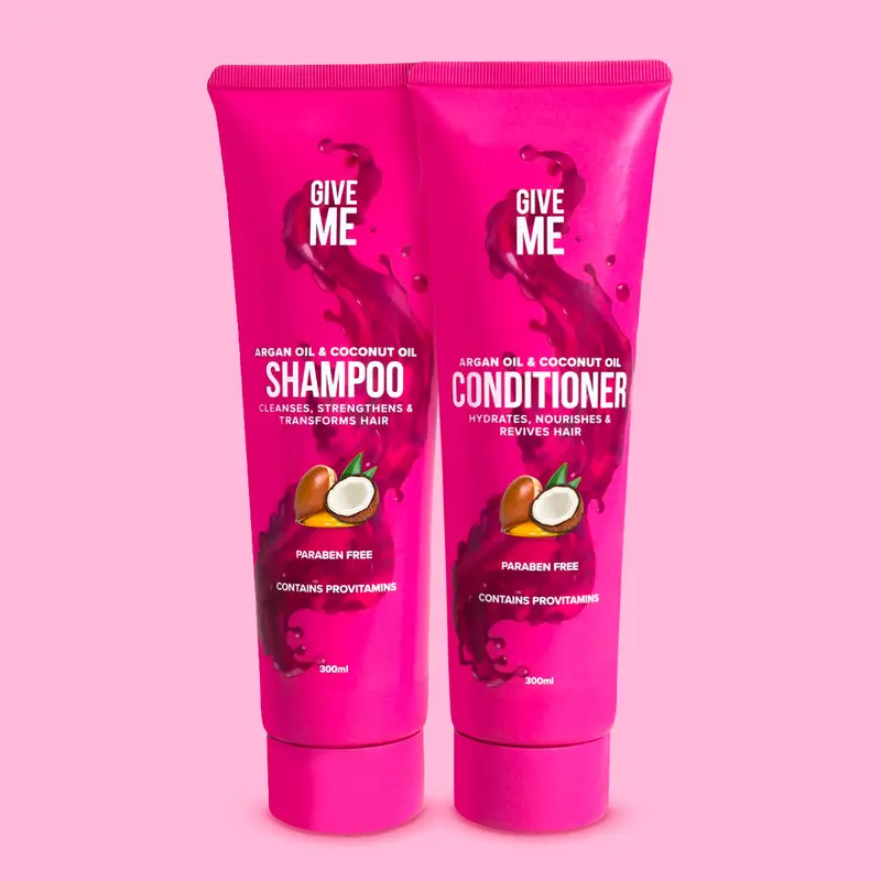 Argan Oil & Coconut Oil Shampoo & Conditioner Cleansing Haircare bundle Cleanser Comfort 0