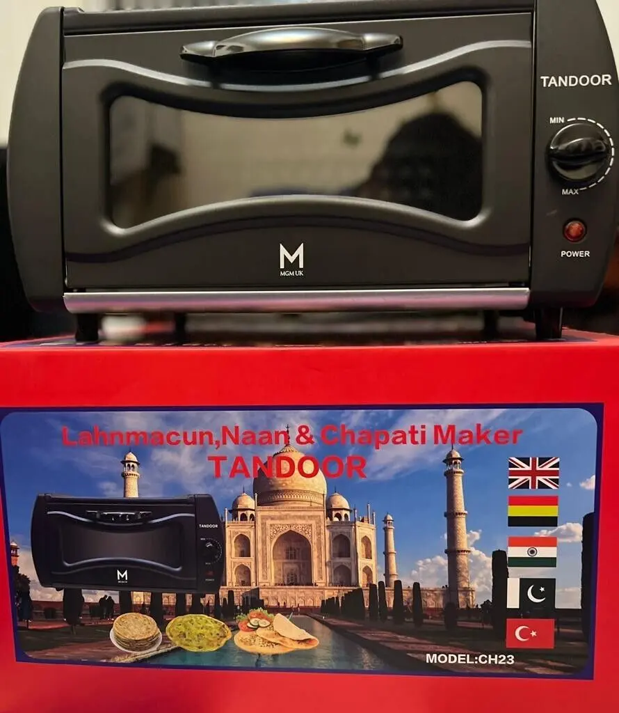 Mini Tandoor Oven Lahmacun Manakish Pizza Chapati Roti Naan Bread Maker Gril