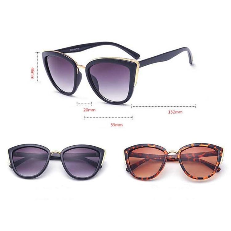 Female Luxury Brand Retro Cat Eye UV400 Gradient Sunglasses for Women 7
