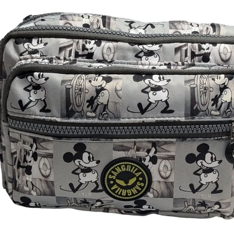 NEW Retro Mickey Camera Style Cross-body Shoulder Bag Multi Compartments 2