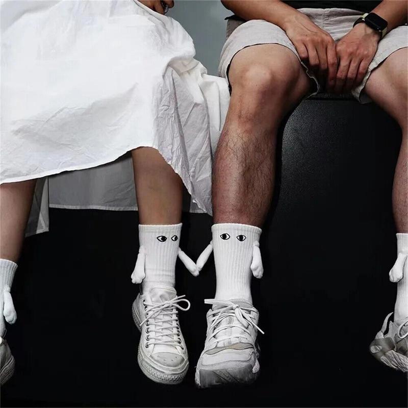 Magnetic Hand Holding Socks 2023, Hand In Hand Socks, Couple Holding Hands Socks 1