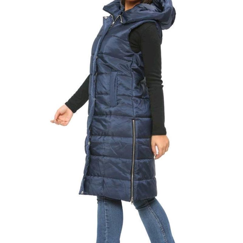LADIES GILLET perfect for winter Coats Fashion Comfortable Outdoor Jackets Fit Underwear Tops Slim Pockets Womenswear Vests Women Lady Basic Long Sleeve Minimalist 5