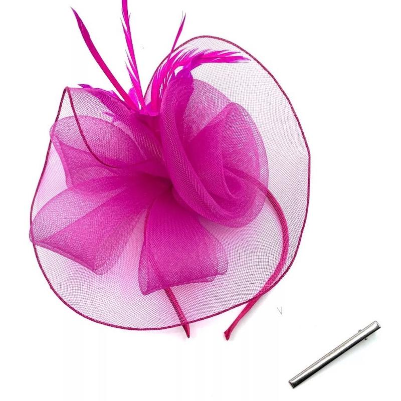 Feather Fascinator for Ladies - Includes Clip and Aliceband - Perfect for Royal Ascot, Races and Weddings 8