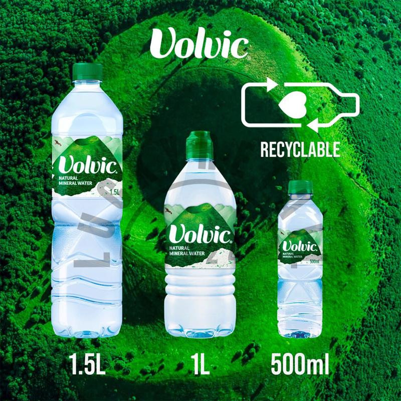 Volvic Natural Mineral Water 24 Pack (24 x 500ml) | Naturally Filtered Beverage 4