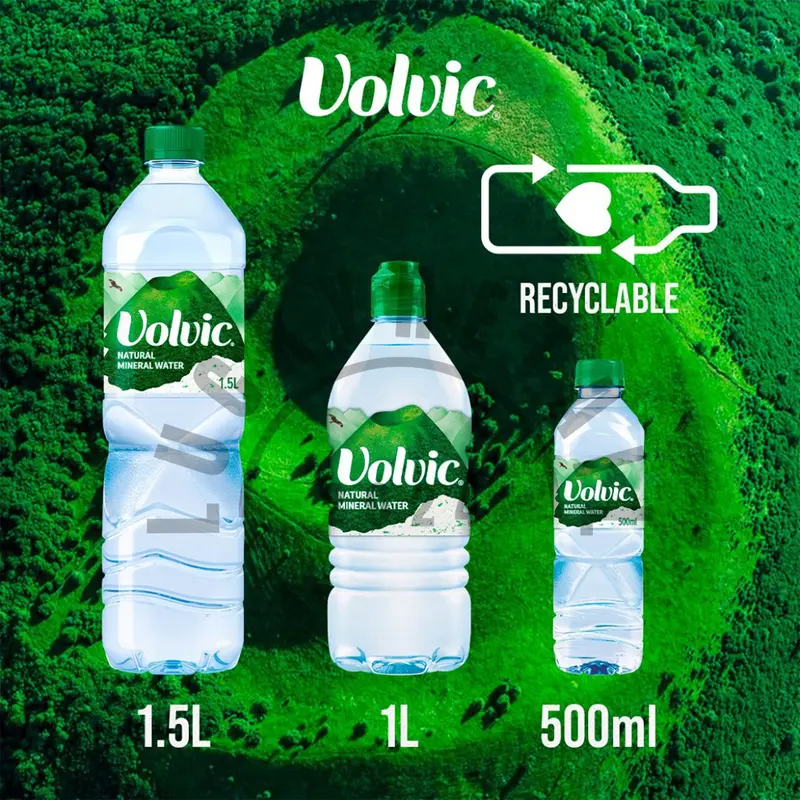 Volvic Natural Mineral Water 24 Pack (24 x 500ml) | Naturally Filtered Beverage 4